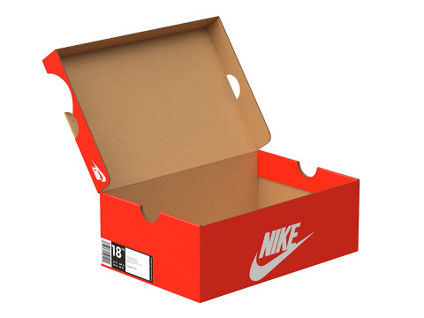 Nike Shoe Box 01 3D Model
