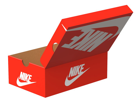Nike Shoe Box 01 3D Model