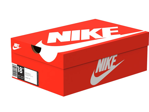Nike Shoe Box 01 3D Model