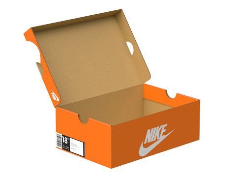 Nike Shoe Box 02 3D-Modell