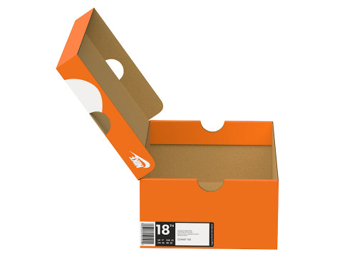 Nike Shoe Box 02 3D-Modell