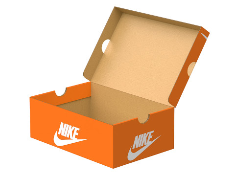 Nike Shoe Box 02 3D-Modell