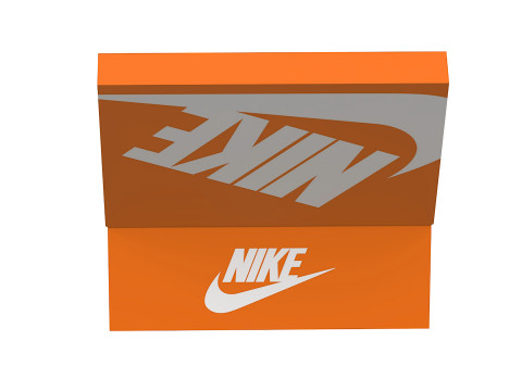 Nike Shoe Box 02 3D-Modell