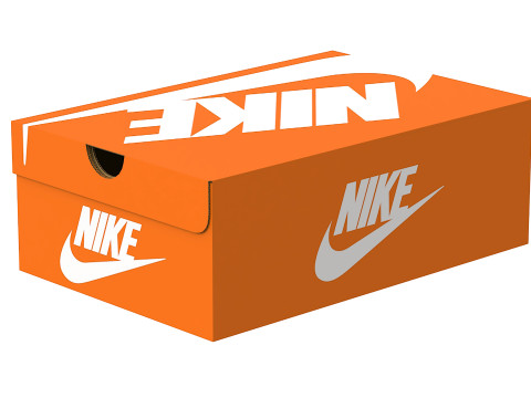 Nike Shoe Box 02 3D-Modell