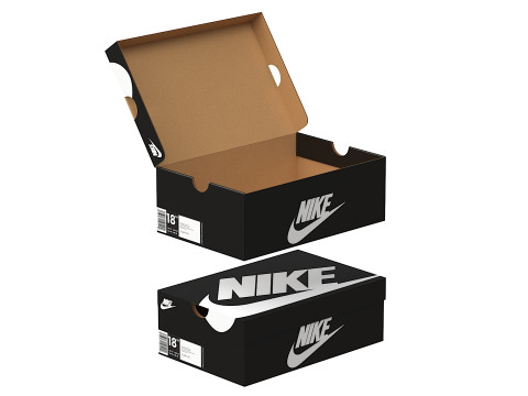 Nike Shoe Box 03 3D Model
