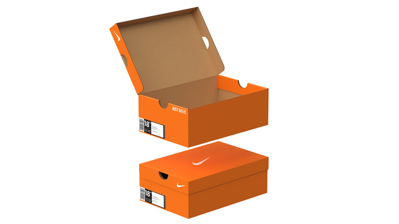 Nike Shoe Box 04 Model 3D .c4d .max .obj .3ds .fbx .stl .blend 