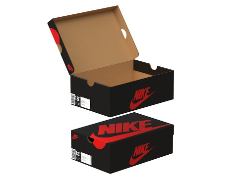 Nike Shoe Box 06 3D Model