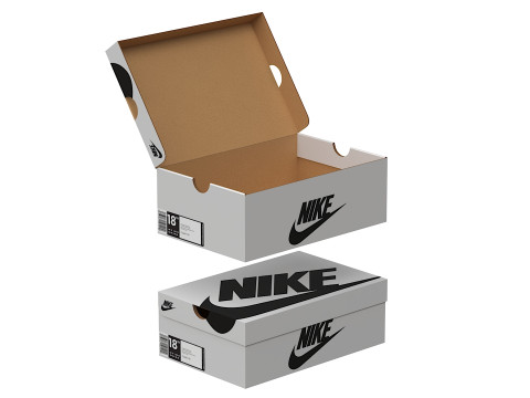 Nike Shoe Box 07 3D Model