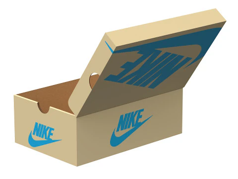 Nike Shoe Box 08 3D Model