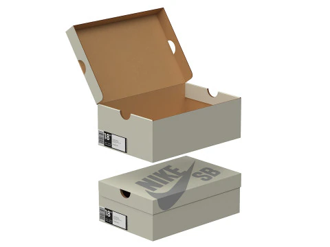 नाइके शू बॉक्स 09 3D मॉडल