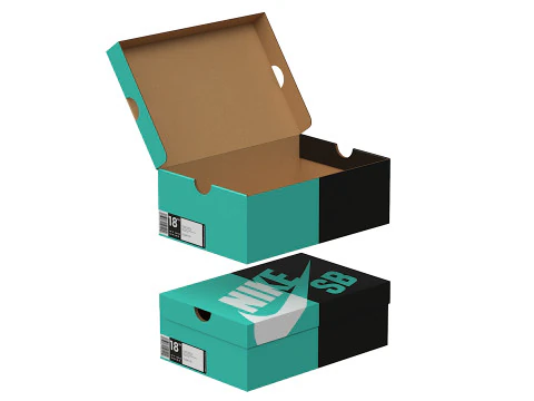 नाइके शू बॉक्स 10 3D मॉडल