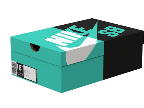 Nike Shoe Box 10 3D Модель