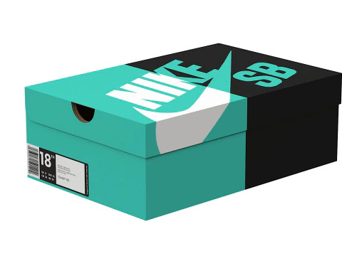 Nike Shoe Box 10 3D Model