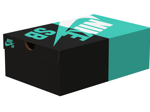 Nike Shoe Box 10 3D Модель