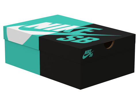 Nike Shoe Box 10 3D Модель