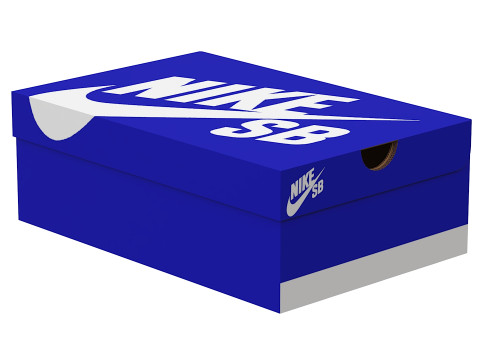 Nike Shoe Box 12 3D Model