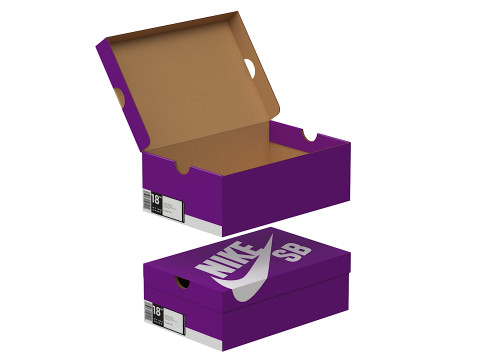 Nike Shoe Box 13 3D 模型