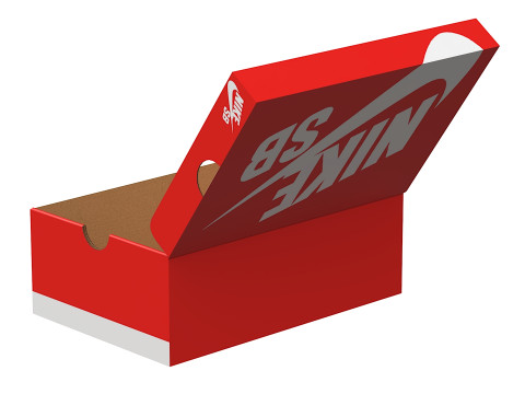 Nike Shoe Box 14 Modelo 3D