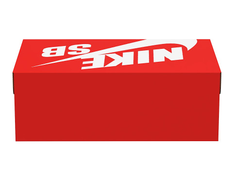 Nike Shoe Box 14 Modelo 3D