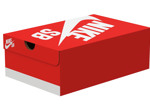 Nike Shoe Box 14 Modelo 3D