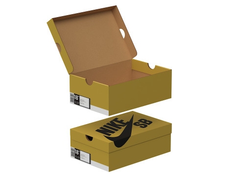 Nike Shoe Box 15 3D Model