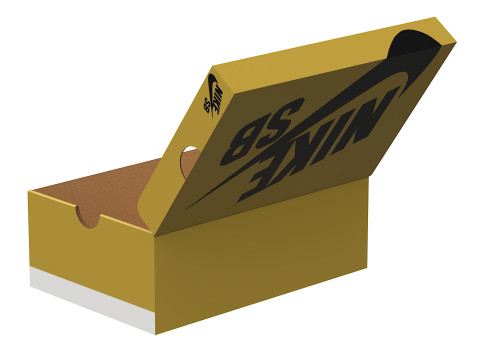 Nike Shoe Box 15 3D मॉडल