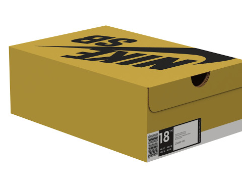 Nike Shoe Box 15 3D मॉडल