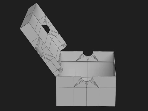 Nike Shoe Box 16 3D Model