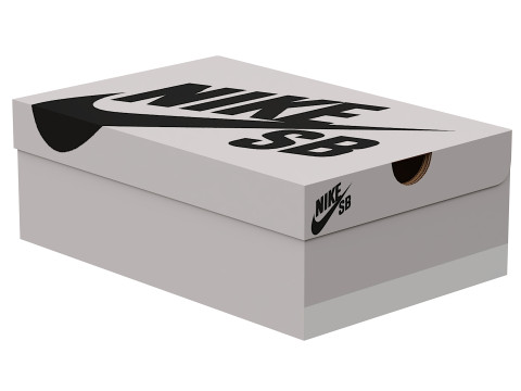 Nike Shoe Box 17 3D Modell