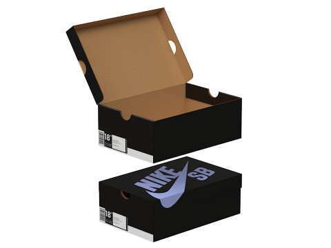 Nike Shoe Box 18 3D मॉडल