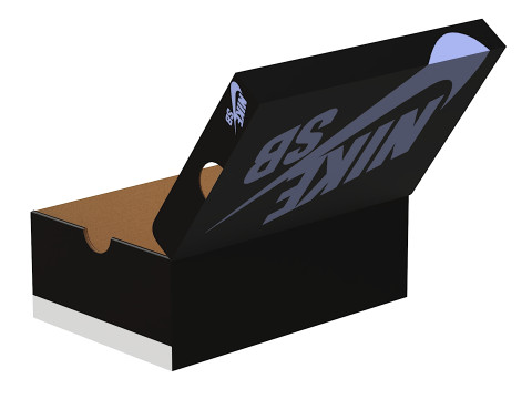 Nike Shoe Box 18 3D मॉडल