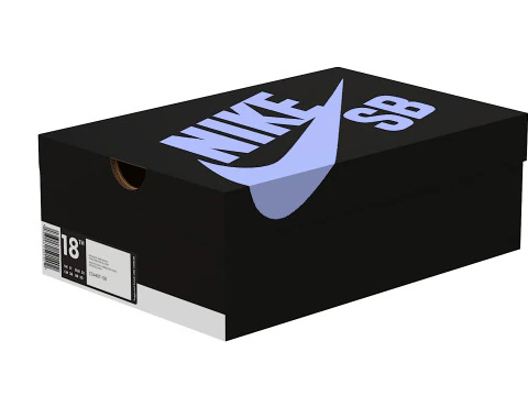 Nike Shoe Box 18 3D Model