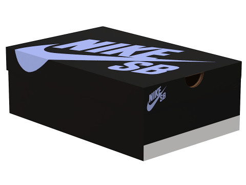 Nike Shoe Box 18 3D मॉडल