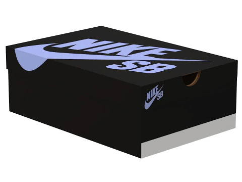 Nike Shoe Box 18 3D Model