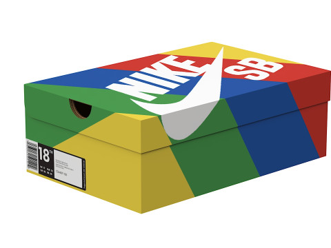 Nike Shoe Box 19 3Dモデル