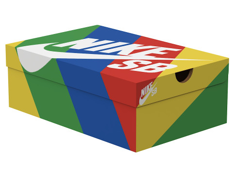 Nike Shoe Box 19 3Dモデル