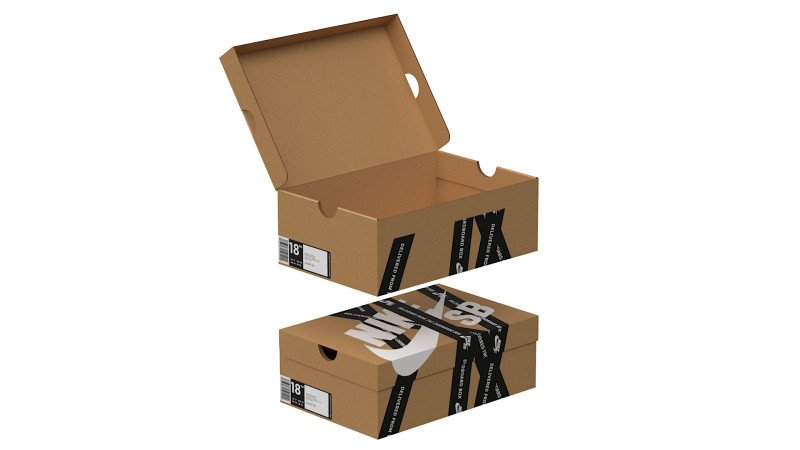 Nike Shoe Box 20 3D Model .c4d .max .obj .3ds .fbx .stl .blend 