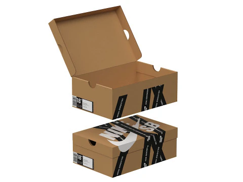 नाइके शू बॉक्स 20 3D मॉडल