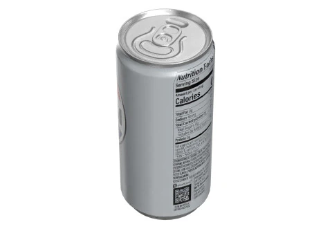 Bebida Dieta Pepsi Lata Slim 190ml 01 Modelo 3D