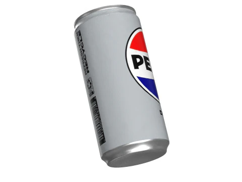 Bebida Dieta Pepsi Lata Slim 190ml 01 Modelo 3D