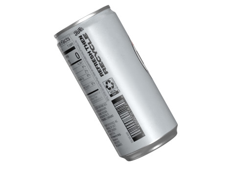 Pepsi Diet Drink Can Slim 190ml 01 3D Model