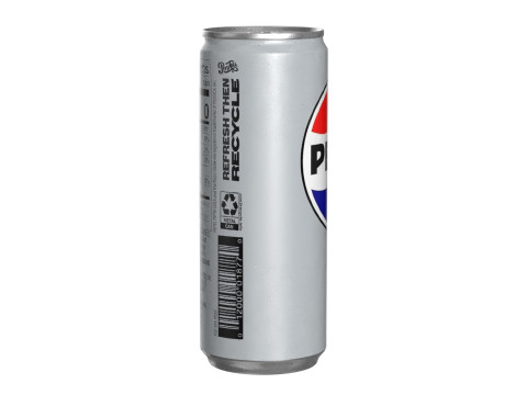 Pepsi Diet Drink Can Slim 250ml 02 3D Model