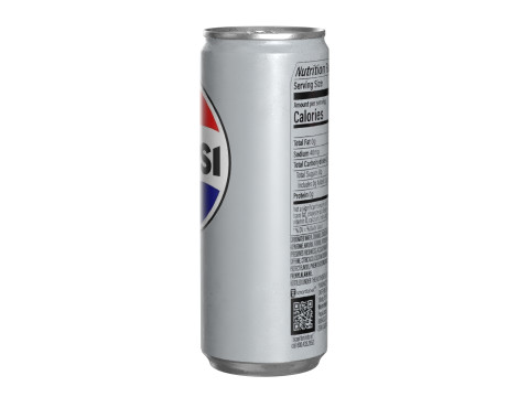Pepsi Diet Drink Can Slim 250ml 02 3D Model