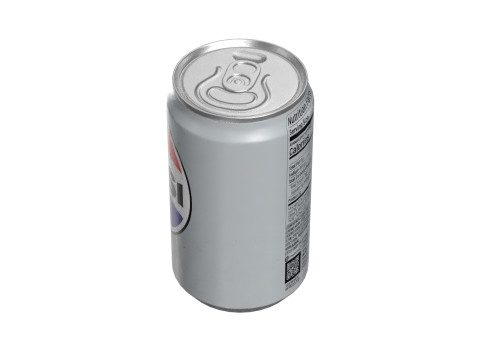 Pepsi Diet Drink Can Sleek 200ml 03 3D Model