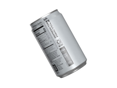 Pepsi Diet Drink Can Sleek 200ml 03 3D Model
