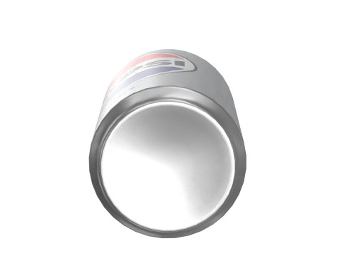 Pepsi Diet Drink Can Sleek 200ml 03 3D Model