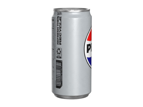 Pepsi Diet Drink Can Sleek 250ml 04 Modello 3D