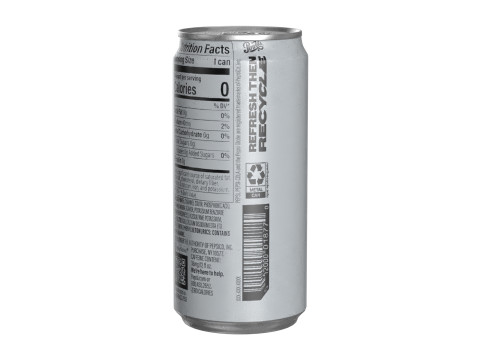 Pepsi Diet Drink Can Sleek 250ml 04 Modello 3D
