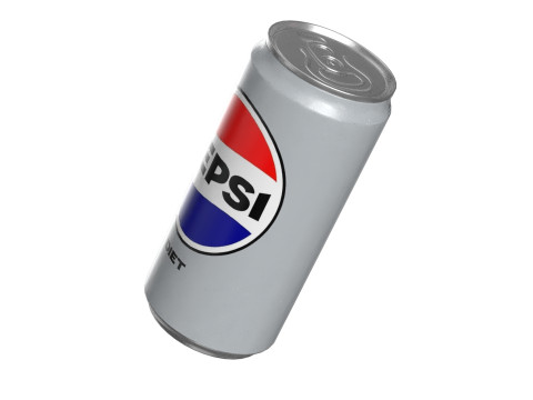 Pepsi Diet Drink Can Sleek 250ml 04 Modello 3D