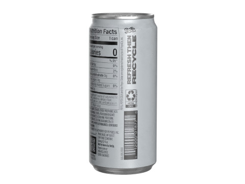 Pepsi Diet Drink Can Sleek 270ml 05 3D Model